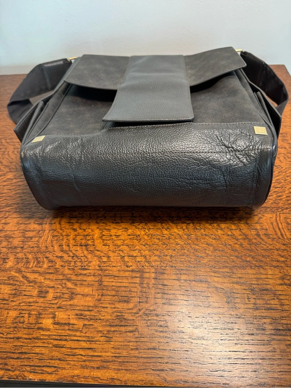 Dunhill Canvas and Leather Messenger Bag